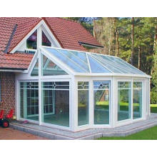 Estilo personalizado Double Laminate Glass Aluminium Sunroom para jardim e varanda